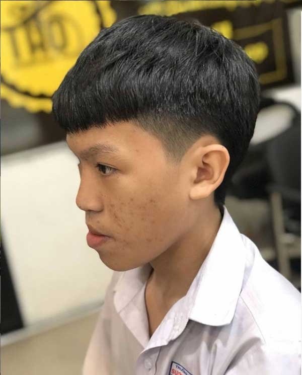 10 kiểu tóc cho học sinh nam cấp 2 phù hợp với lứa tuổi