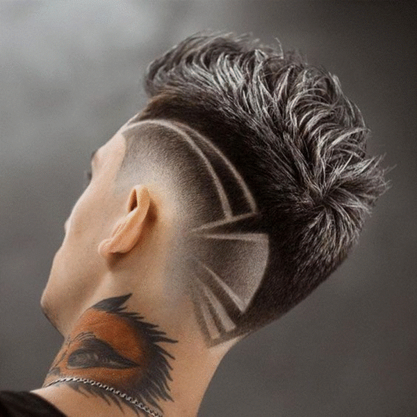 Những hình kẻ tóc nam đẹp chất nghệ thuật đơn giản 2022