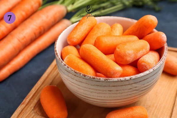 rau gì ăn giảm cân - cà rốt