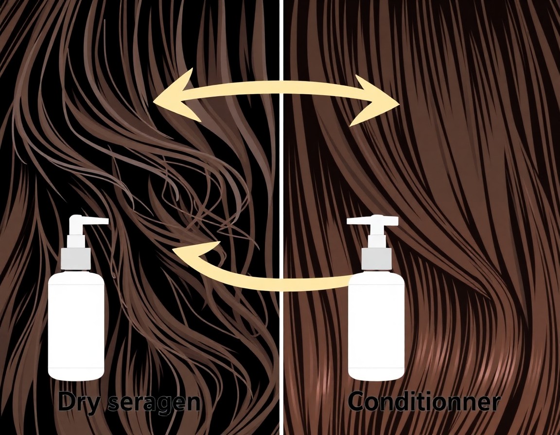 Dầu xả và serum tóc - Sản phẩm nào phù hợp cho tóc khô? Bí quyết phục hồi